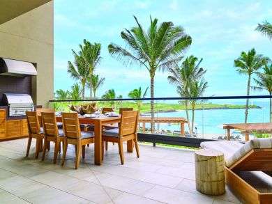 Lihue Three Bedroom Luxury Beach Vacation Condo Ocean Views