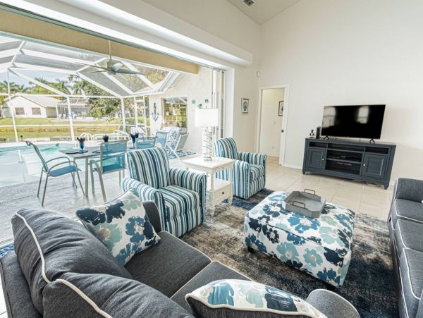 Upscale Naples Getaway: Pool, 4 Beds, Close to 5th Ave