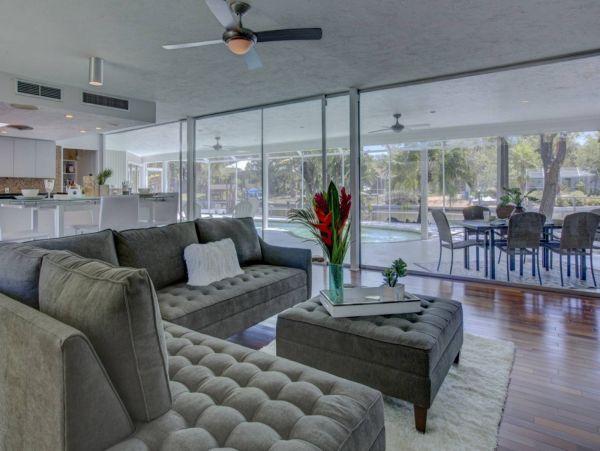 Siesta Key Canal Front Four Bedroom Home with Private Pool