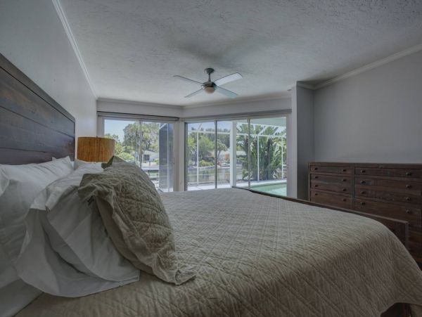 Siesta Key Canal Front Four Bedroom Home with Private Pool