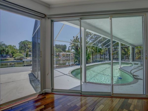 Siesta Key Canal Front Four Bedroom Home with Private Pool