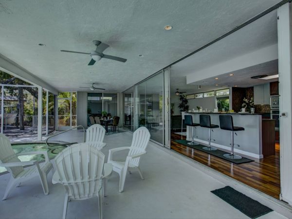 Siesta Key Canal Front Four Bedroom Home with Private Pool