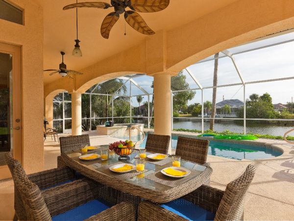 Cape Coral Luxury Vacation Rental Home Four Bedrooms