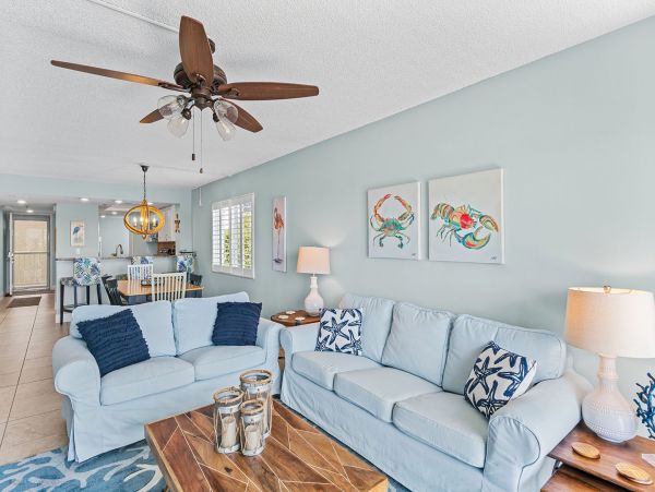 Indian Shores Vacation Condo Sleeps Six Guests