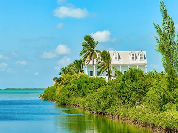 Luxury Key West Oceanfront Villa - Florida Keys Private Estate with Pool & Event Space