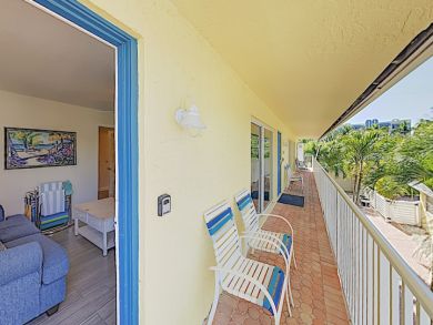 Siesta Key Vacation Condo Sleeps Four Guests. 350 ft to beac