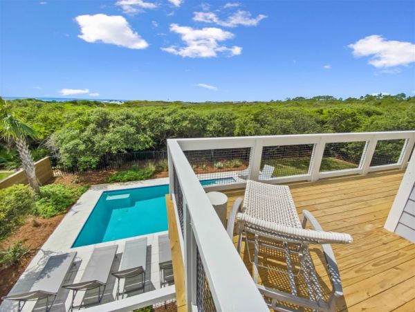 Luxury Grayton Beach Vacation Rental - 30A Gulf View Home with Private Pool