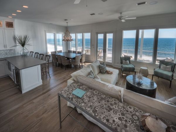 Grayton Beach Five Bedroom Luxury Home Right on  the Beach