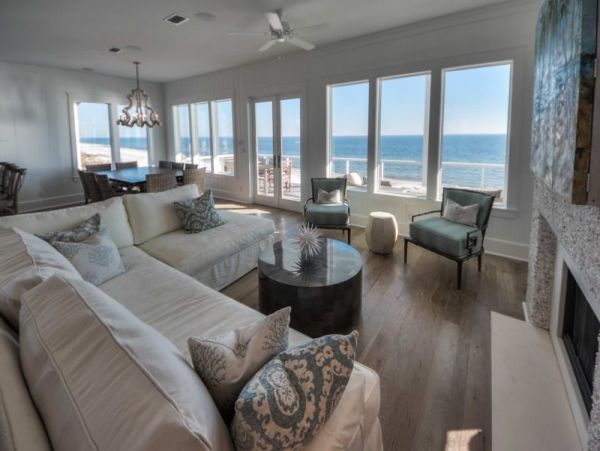 Grayton Beach Five Bedroom Luxury Home Right on  the Beach