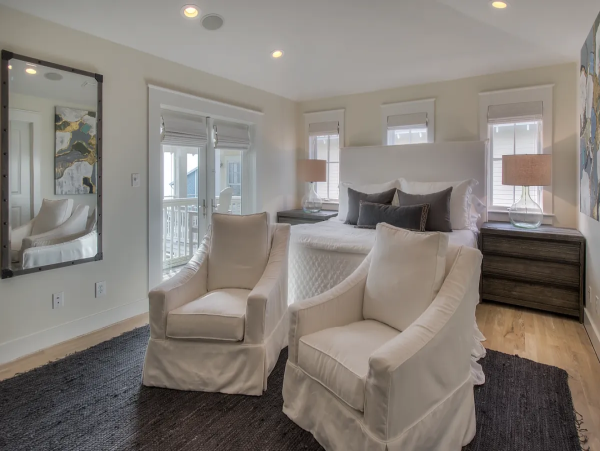 Chic Retreat with Gulf Views, Steps from the Sand