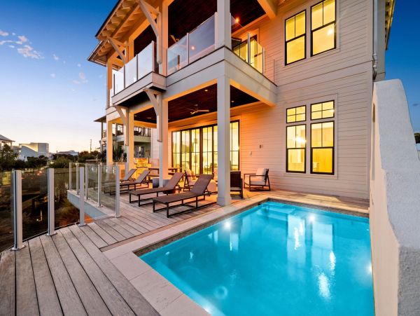 Seagrove Beach Vacation Rental - 30A Luxury Beach House with Pool & Carriage House