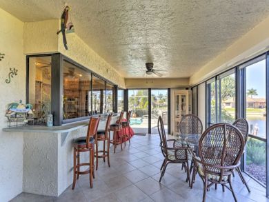 Cape Coral Three Bedroom Canal Front Vacation Home Sleeps 8