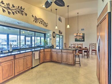 Cape Coral Three Bedroom Canal Front Vacation Home Sleeps 8
