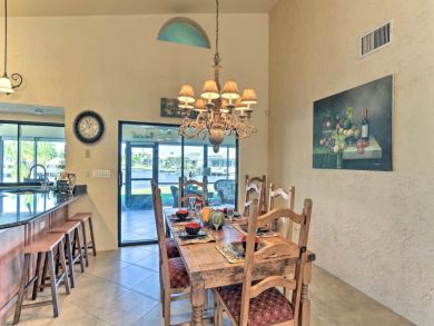 Cape Coral Three Bedroom Canal Front Vacation Home Sleeps 8
