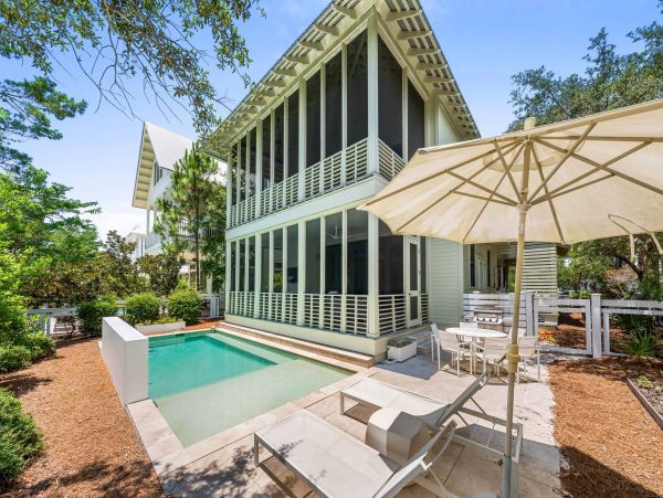 Stylish Santa Rosa Beach Rental with Private Pool & Porch