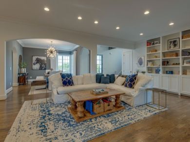 High-End Nashville Four Bedroom Pool Home Sleeps 10.