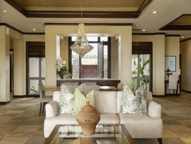 Ocean & Golf Course View Luxury Three Bedroom Home in Waimea
