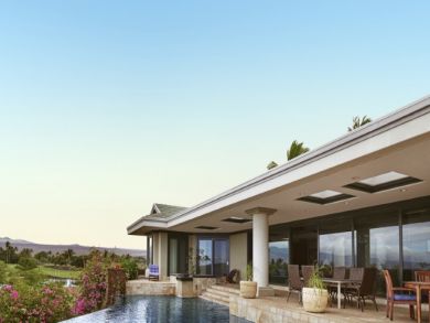 Golf Course Views Three Bedroom Vacation Home on Big Island