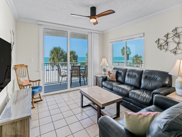 Indian Shores Gulf Front 3 Bedroom Vacation Condo Sleeps 8