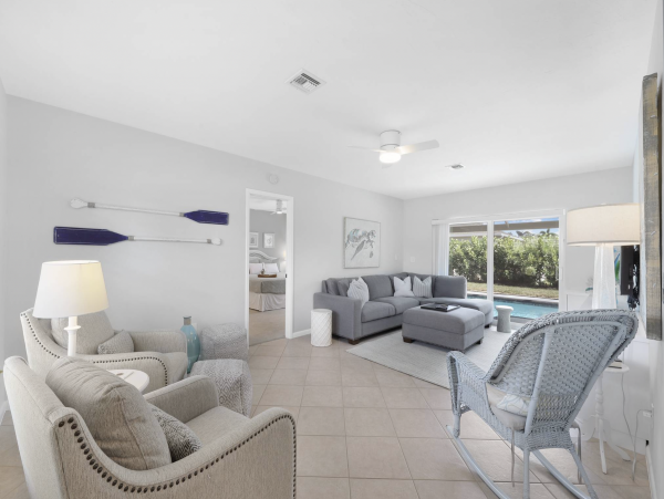 Three Bedroom Marco Island Vacation Home with Caged Pool