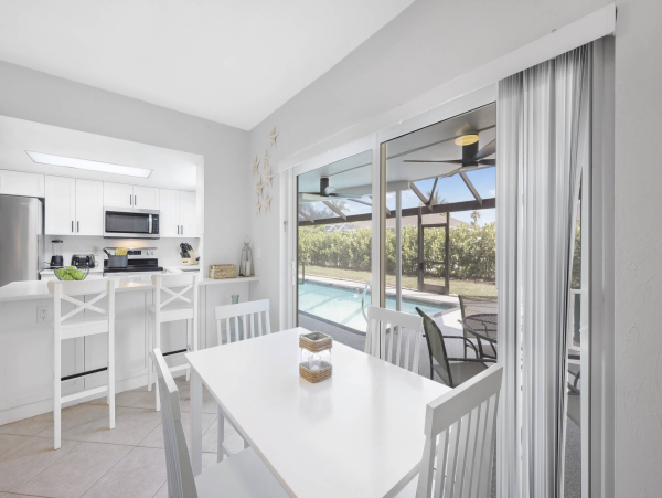 Three Bedroom Marco Island Vacation Home with Caged Pool