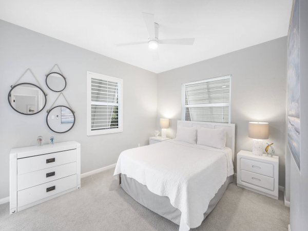 Three Bedroom Marco Island Vacation Home with Caged Pool
