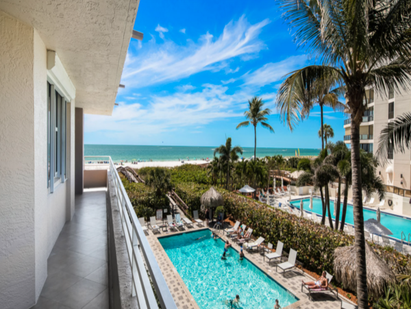Marco Island Two Bedroom Beachfront Rental Condo