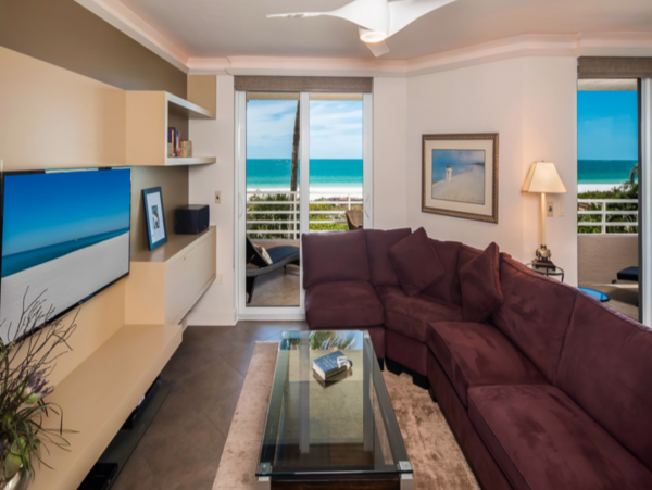 Marco Island Two Bedroom Beachfront Rental Condo