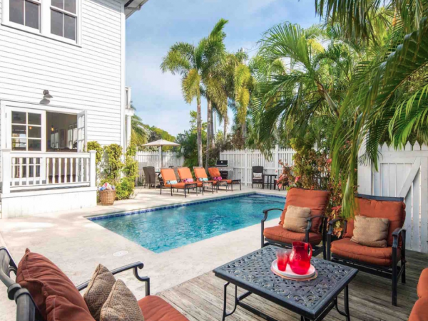Walk to Beach Five Bedroom Pool Home in Key West