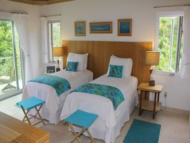 St. John 4 Bedroom Walk to Beach Villa with Amazing Views