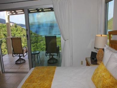 St. John 4 Bedroom Walk to Beach Villa with Amazing Views