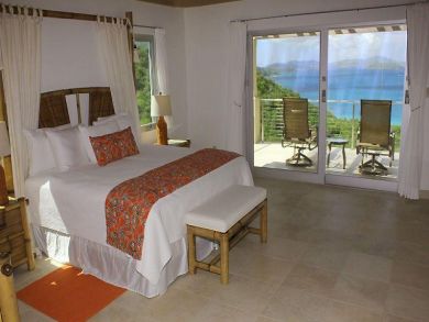 St. John 4 Bedroom Walk to Beach Villa with Amazing Views