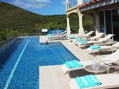 St. John 4 Bedroom Walk to Beach Villa with Amazing Views