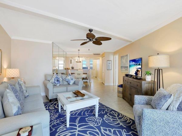 Beachfront Two Bedroom Rental Condo in Marco Island