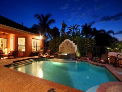 Cape Coral Four Bedroom Canal Front Vacation Home