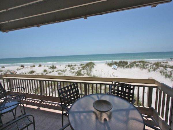 On Beach Indian Shores Vacation Condo Two Bedroom