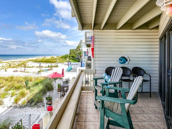 On Beach Indian Shores Vacation Condo Two Bedroom
