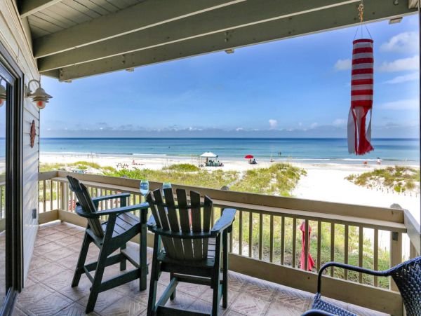On Beach Indian Shores Vacation Condo Two Bedroom
