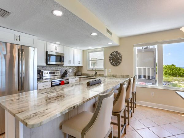 On Beach Indian Shores Vacation Condo Two Bedroom