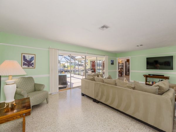 Canal Front Three Bedroom Vacation Home in Marco Island