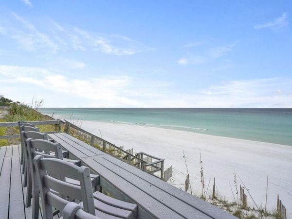 On Beach Santa Rosa Vacation Home Five Bedrooms Gulf Views