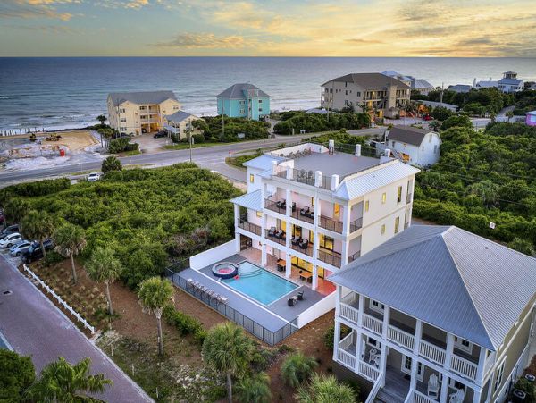 Partial Gulf Views Santa Rosa Beach Vacation Pool Home