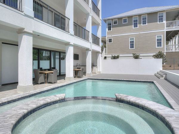 Partial Gulf Views Santa Rosa Beach Vacation Pool Home