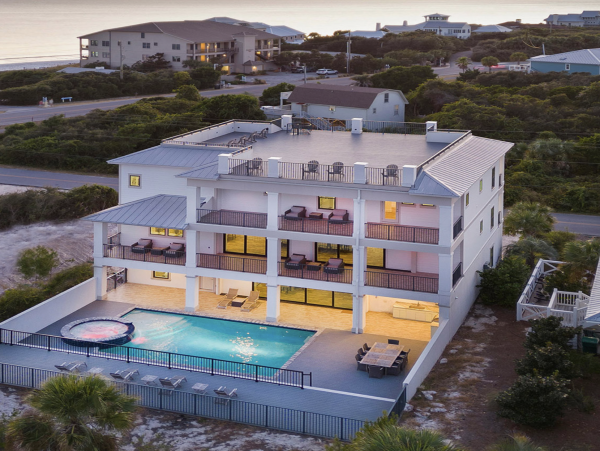Partial Gulf Views Santa Rosa Beach Vacation Pool Home