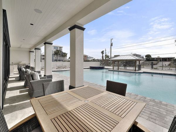 Ocean Views Santa Rosa Beach Vacation Pool Home 18 Bedrooms