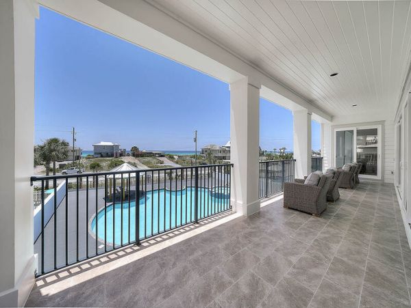 Ocean Views Santa Rosa Beach Vacation Pool Home 18 Bedrooms