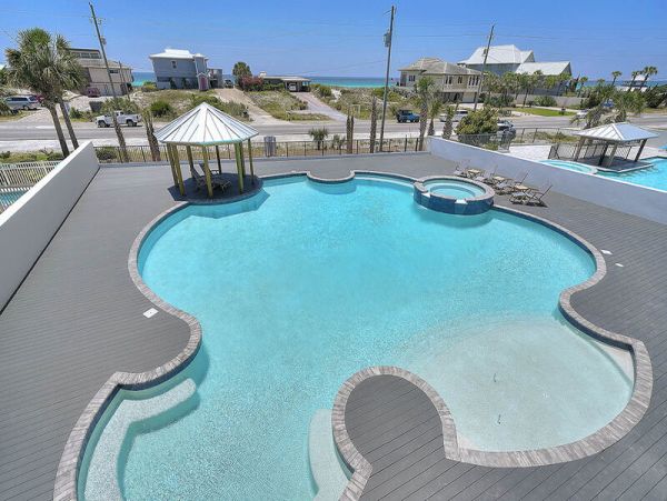 Ocean Views Santa Rosa Beach Vacation Pool Home 18 Bedrooms