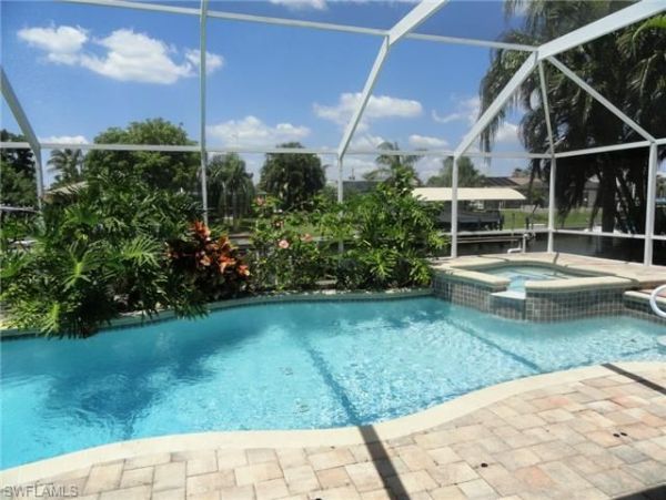 Canal Front Three Bedrooms Plus Den in Cape Coral