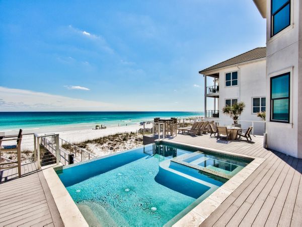 Gulf Front Paradise With Seven Bedrooms And Private Pool