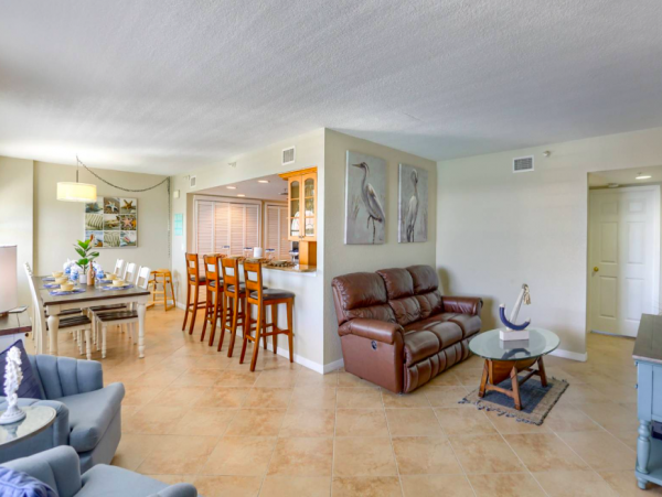 Three Bedroom Condo 1 Block from the Beach